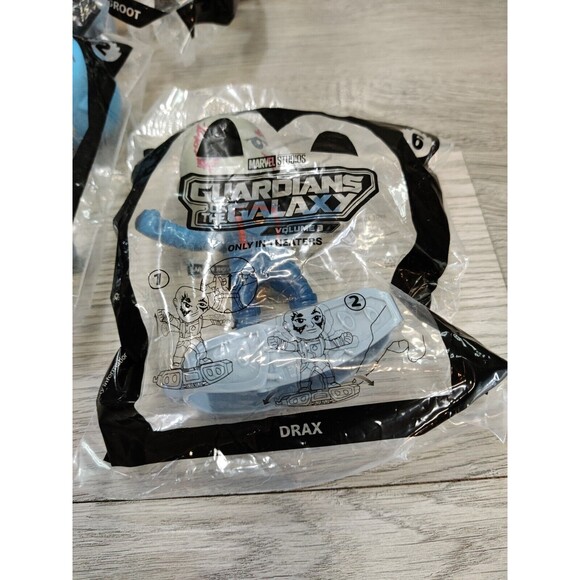 LOT OF 10: McDonald’s: MARVEL/GUARDIANS Of The GALAXY Vol 3 Toy Figures NIP - Picture 10 of 10